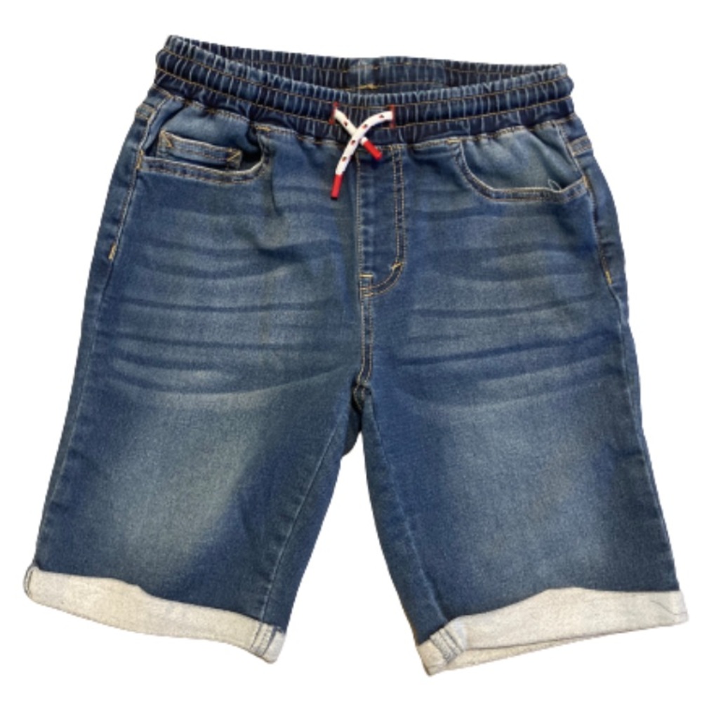 Boys shorts Bermuda style large 10-12 kids like new stylish blue Jean soft